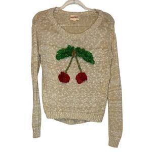 Marilyn Monroe Cherries Sweater Top S